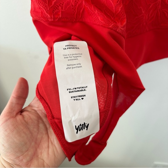 NWT Smoothing Lace TANGA Bodysuit size XL - Picture 6 of 10